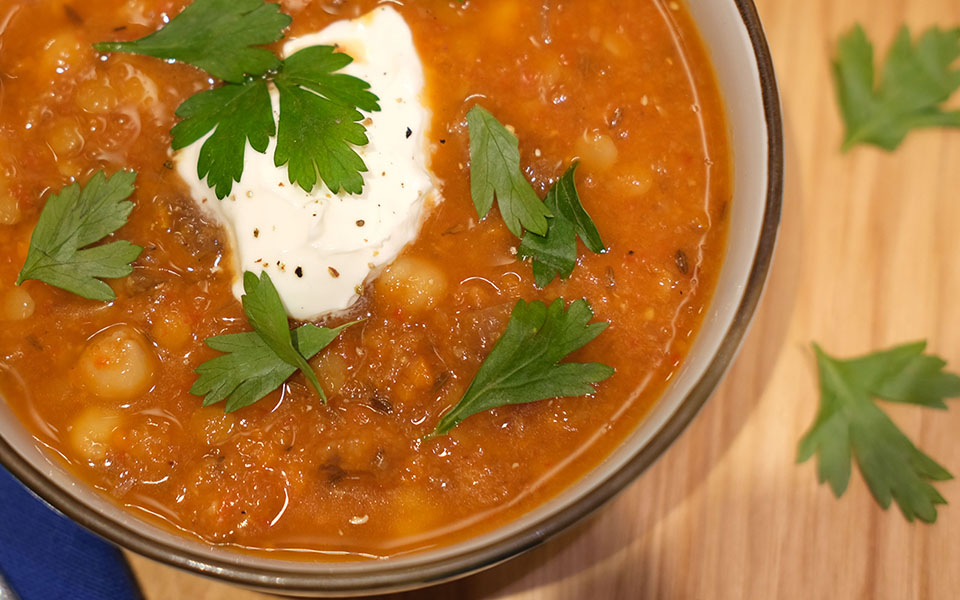 Delicious Roasted Vegetable Soup