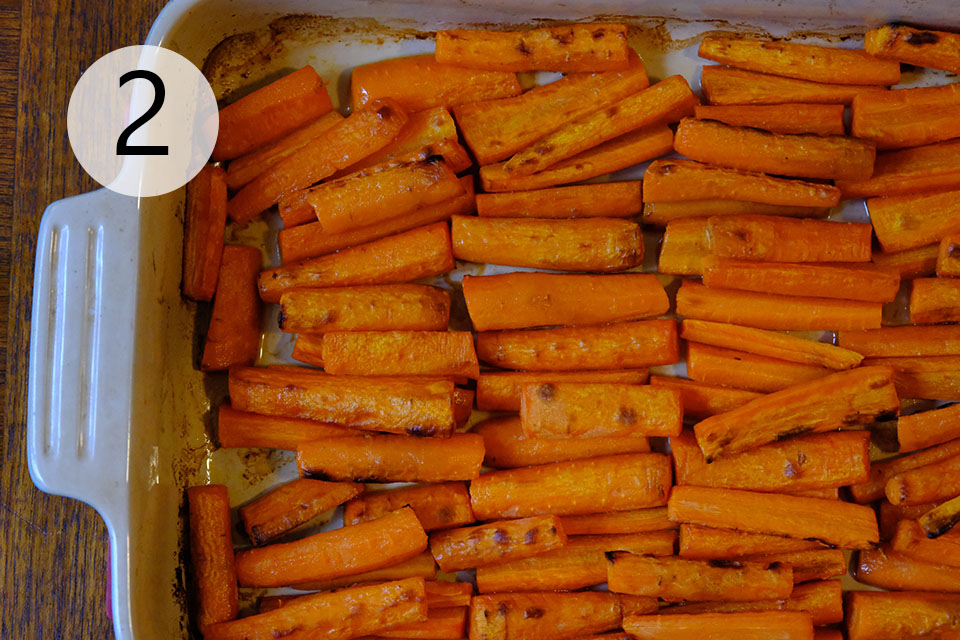 Roast carrots