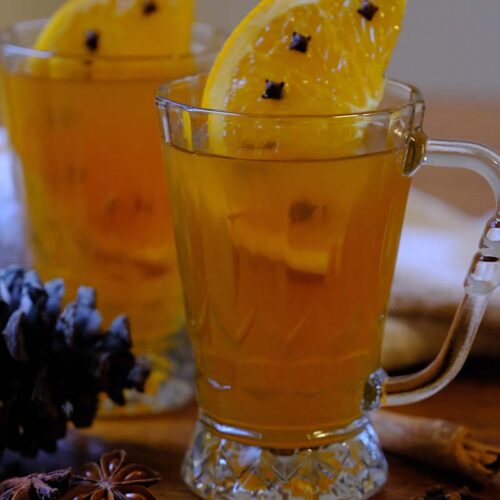 Orange Garnish for Chai Tea Hot Toddy