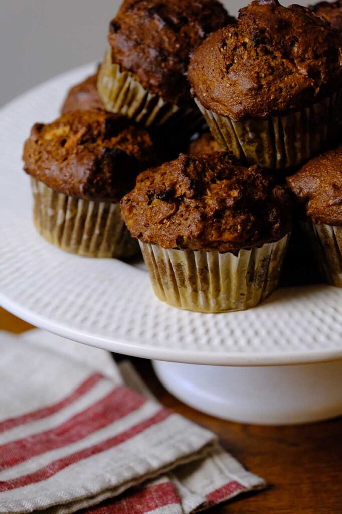 Healthy Morning Glory Muffins with Applesauce