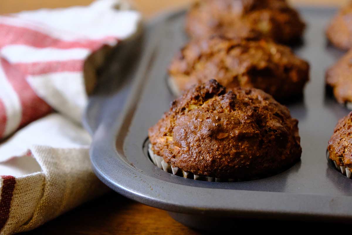 Healthy morning glory muffin recipe