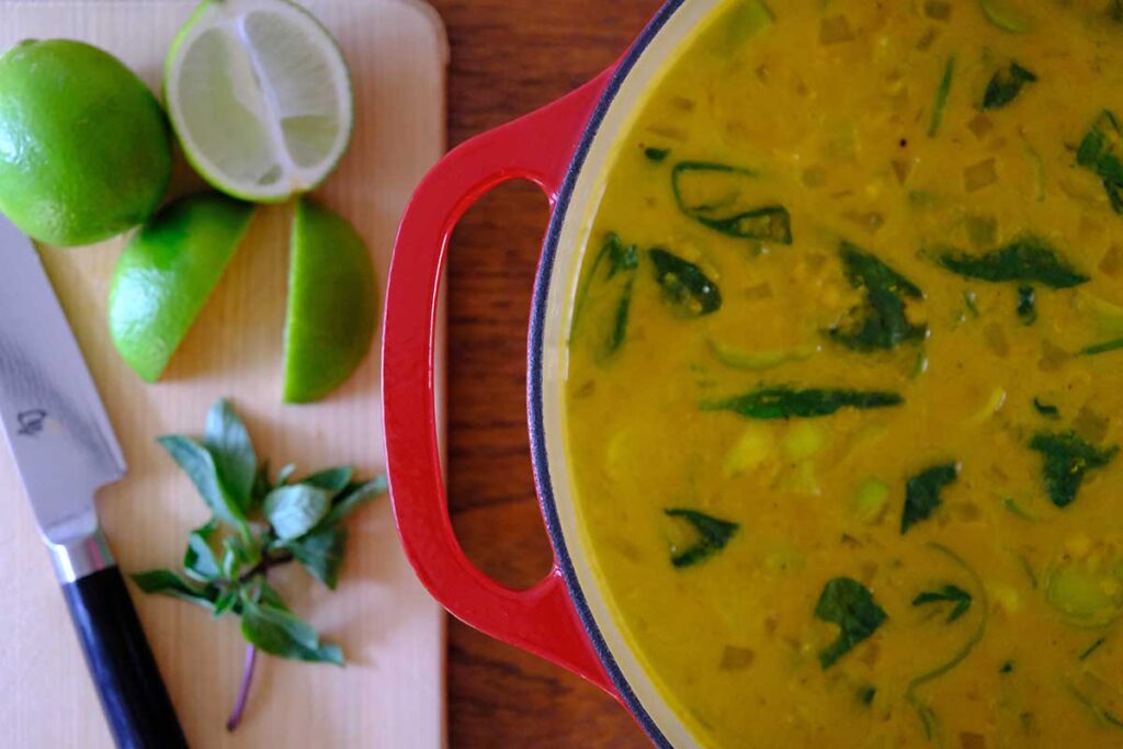 Toppings for Red Lentil and Coconut Soup