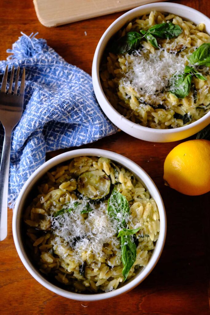 Zucchini Pasta with Parmesan and Lemon