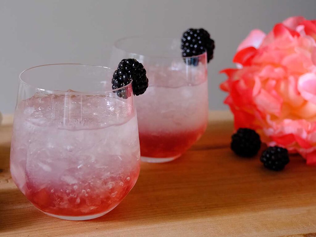 Purple Gin Bramble