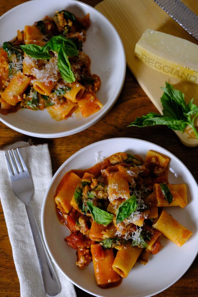 One Pot Spicy Italian Sausage Pasta