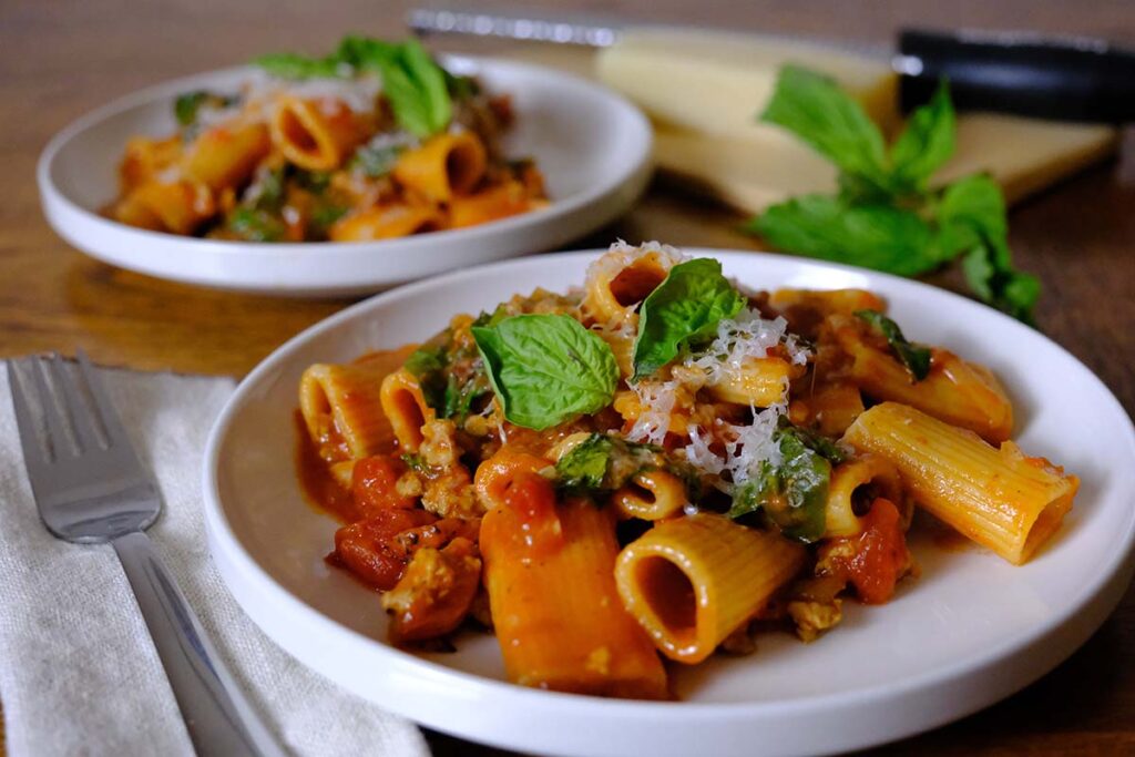 Spicy Sausage Pasta