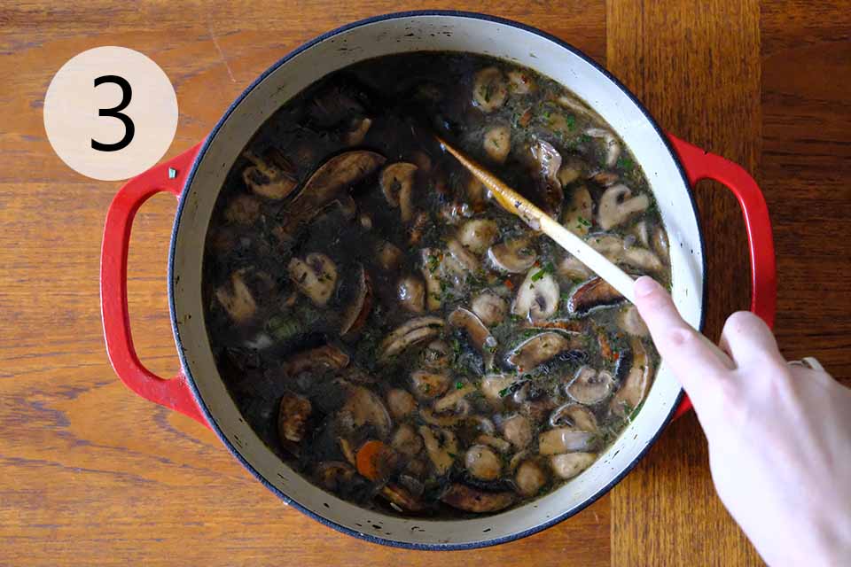 Cream-less Mushroom Soup Step 3