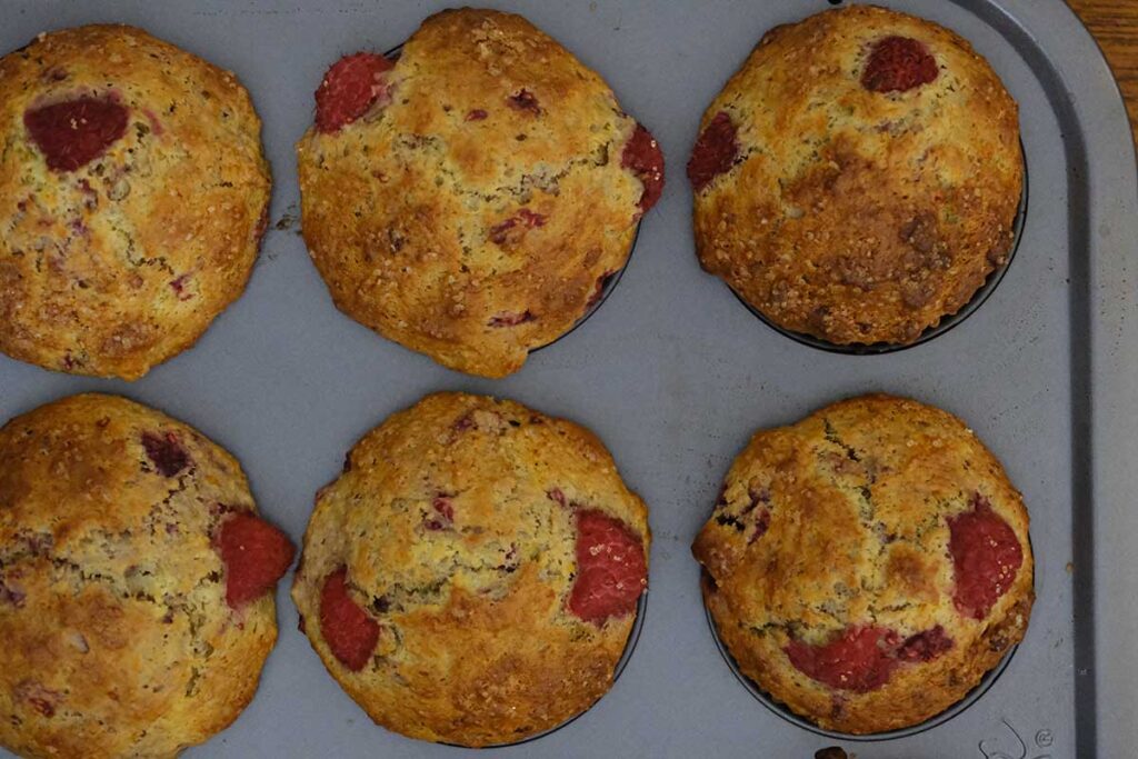 Orange and Raspberry Muffins