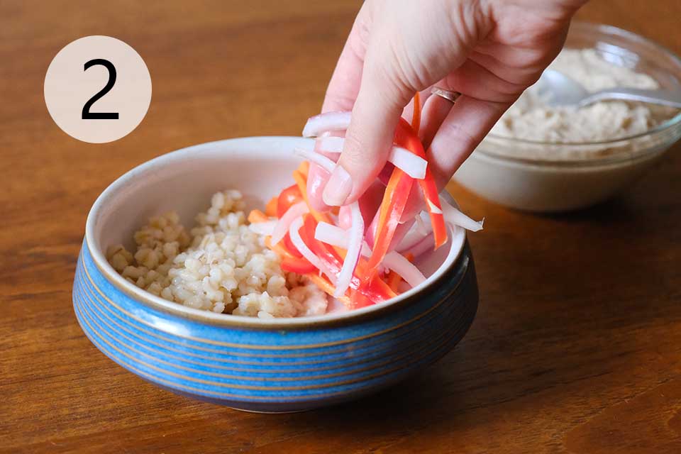 How to Assemble a Miso Bowl Step 2