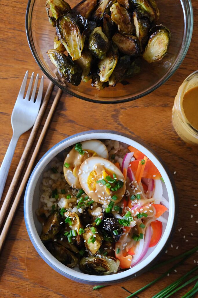 Miso Buddha Bowl with Ramen Egg