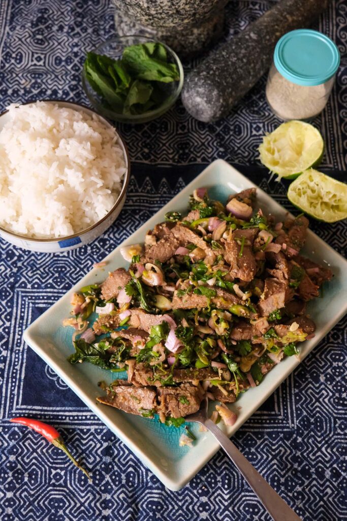 How to Serve Thai Beef Salad