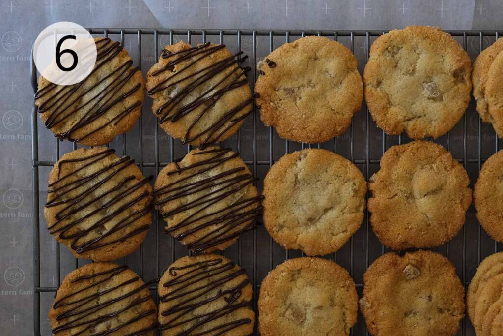 Step 6 to make triple ginger cookies