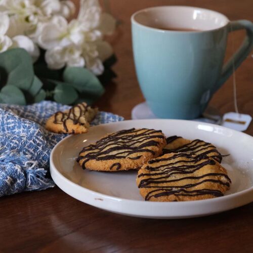 Plate of the Best Triple Ginger Cookies